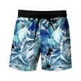 thumbnail image 6 of Up To 50% Off Summer Saving Clearance Axiiglly Hawaiian Shirt for Men Casual Button Short Sleeve Shirts Set Floral Printed Shorts Beach Tropical Matching Hawaiian Outfits, 6 of 8