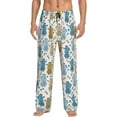 thumbnail image 1 of Balery Cartoon Poodle Dog Pantalones de pijama para hombre, pijama ultraligero, pantalón de descanso-Small, 1 of 6