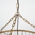 thumbnail image 5 of Mercana Rhone Gold Metal And Wood Beaded Chandelier, 5 of 11