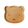 thumbnail image 4 of Toyvian Wooden Snack Plate Light Brown Food Dish with Clean Safe Natural Wood Material, 4 of 8