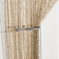 thumbnail image 2 of PULLIMORE 1x2M Door String Curtain Drops Beads Wall Panel Fringe Window Room Divider Strip Tassel for Wedding Home Decoration "Champagne", 2 of 5