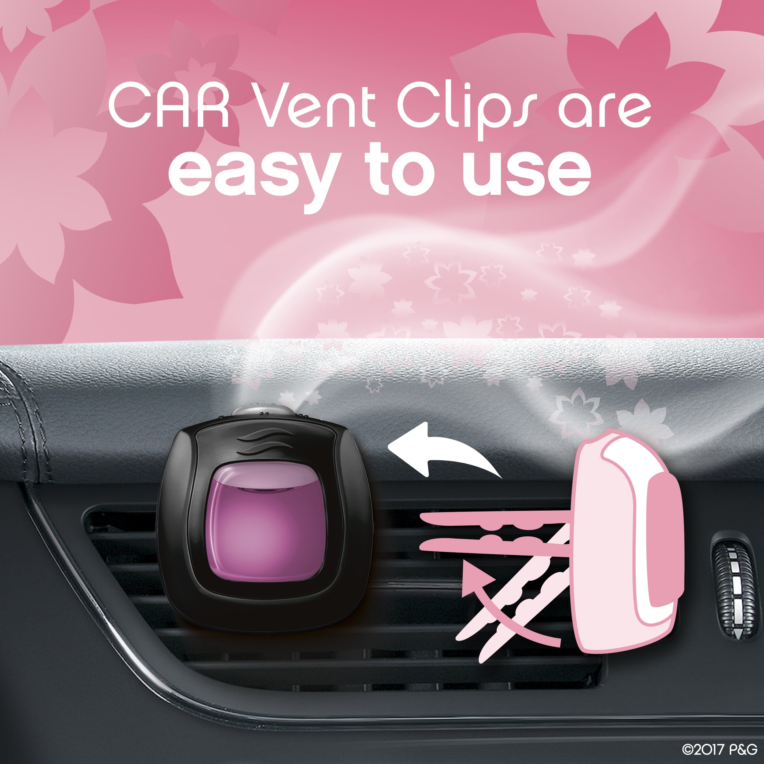 Febreze Car Unstopables Air Freshener Vent Clip Shimmer 1 Count Febreze Car Unstopables Air Freshener Vent Clip Shimmer 1 Count
