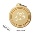 thumbnail image 3 of HOARBOEG Portable Silicone Dog Bowl for Travel - Collapsible Pet Food & Water Dish for Puppy, Small & Medium Dogs - Lightweight, Foldable, Leash Hook - Outdoor Hiking, Camping, 3 of 6