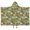 Rooster and Barn, variant on Rooster and Pumpkin Blue Pattern Teens Hooded Bath Towel Wrap for Ages 3 To 12,Quick Dry Lightweight Soft Microfiber Bath Beach Pool,50"x30"