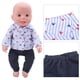 thumbnail image 3 of Tops y Pantalones de Muñecas Accesorios de Atuendos de Camisa de Moda Para Un Regalo de Cumpeados para Niños de 18 Pulgadas, 3 of 7