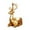 Seated Golden, variant on yotijay Cartoon Deer Statue Art Craft Ornament Desk Storage Tray Modern Resin Decorative Standing Blue