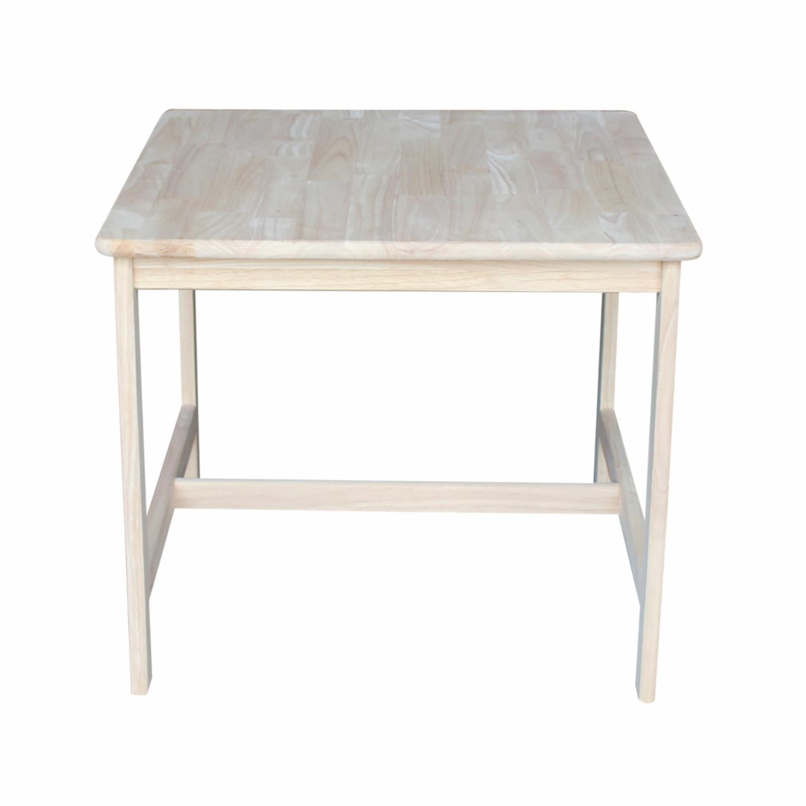 International Concepts Unfinished Storage Kid's Table JT-2532L