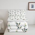 thumbnail image 5 of Manfei Mallard Duck Print King Size Comforter Sets,Farmhouse Bird Comforters King Size,Reversible,3-Piece,1 Comforter and 2 Pillowcases, 5 of 7