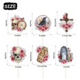 thumbnail image 3 of Decoración para magdalenas LECAKTO con forma de calavera gótica con forma de rosa, 18 piezas, Hallow, 3 of 6