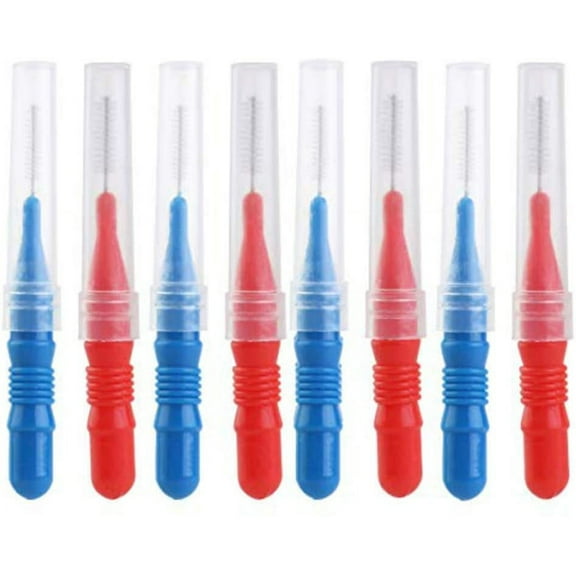 50pcs 2.5mm Dental Orthodontic Oral Care Interdental Brushes Between Teeth Brush Kit