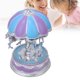 thumbnail image 5 of Innovador carrusel para niños, regalo de cumpleaños, adornos de plástico, caja de música troyana luminosa de ocho tonos (púrpura), 5 of 8