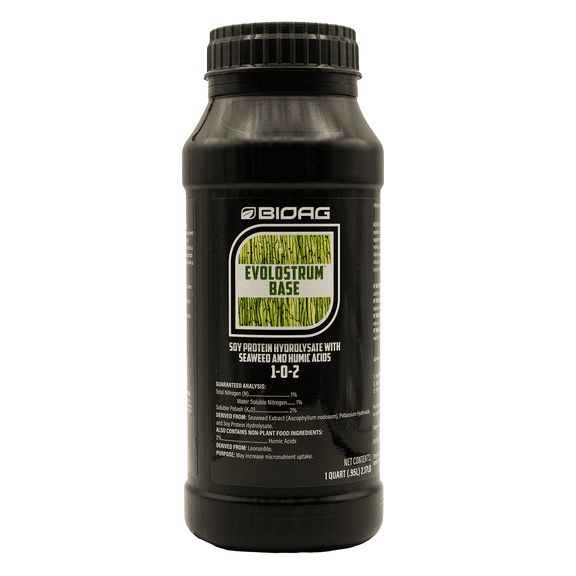 Evolostrum Base - Seaweed, Micronutrients, and Humic Acid for Plants - 32 fl oz Bottle by BioAg