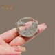 thumbnail image 4 of Brooch Pin for Women Classic Mountain River Pin Hollow Rhinestone Elegant Badge Lapel Pin for Bags Shirts Backpacks Versatile Accessory Perfect Gift, 4 of 5