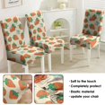thumbnail image 5 of Set of 4 Strawberry Print Dining Chair Covers Charming Fruit Pattern Washable Polyester Stretch Slipcovers Removable Seat Protector for Bright Summer Decor, 5 of 7