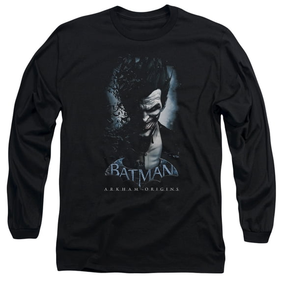 Batman Men's Joker Long Sleeve XX-Large Black