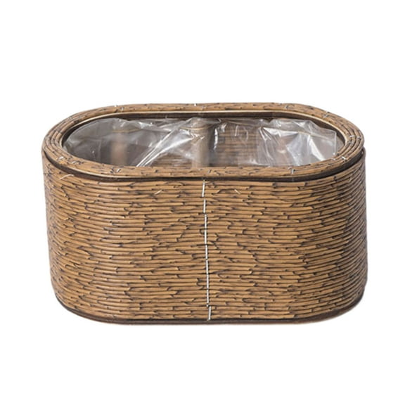 Handmade Rattan Planter Flower Pots Perfect For Growing And Potted Plant Flower On Balcony and Bedroom Decoration