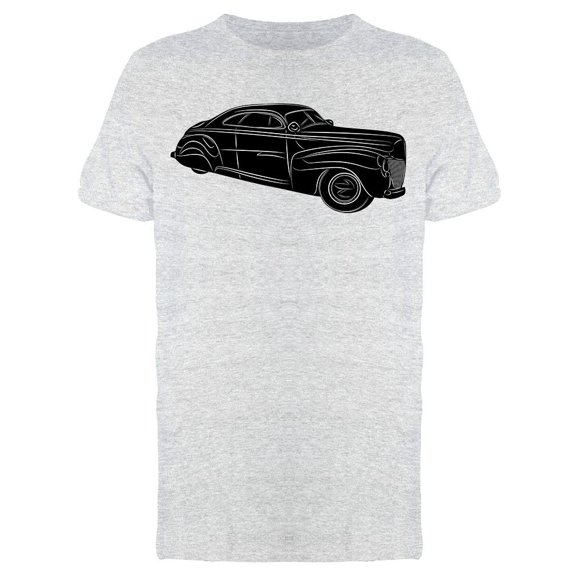 Old Black Car T-Shirt Men -Image by Shutterstock, Male Large