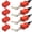 8 Pack, variant on 8 PCS Set Plug Lock Electrical Cord Plug Lockout Device Locking Safety Lock Fits 2 and 3 Prong Plugs Electrical Shutdown Service, 2 Keys Per Lock, Keyed Differ