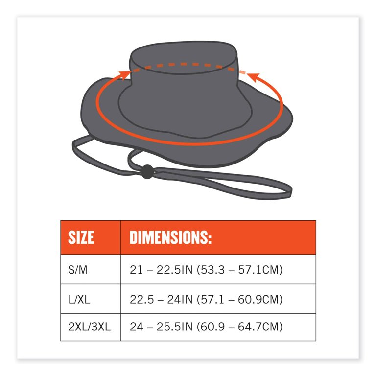 GloWear 8935 Hi-Vis Ranger Sun Hat, Polyester, Small/Medium, Lime, Ships in 1-3 Business Days GloWear 8935 Hi-Vis Ranger Sun Hat, Polyester, Small/Medium, Lime, Ships in 1-3 Business Days