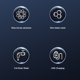 thumbnail image 1 of Maquinilla Afeitar Con Cepillo Facial Afeitadora Eléctrica Recargable para Hombres (juego 5 en 1), 1 of 9