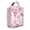 Pink, variant on Adventure Journey Lunch Bag – Fashion Paris Vintage Style Girly Pink Insulated Lunch Box Tote for Travel Holiday