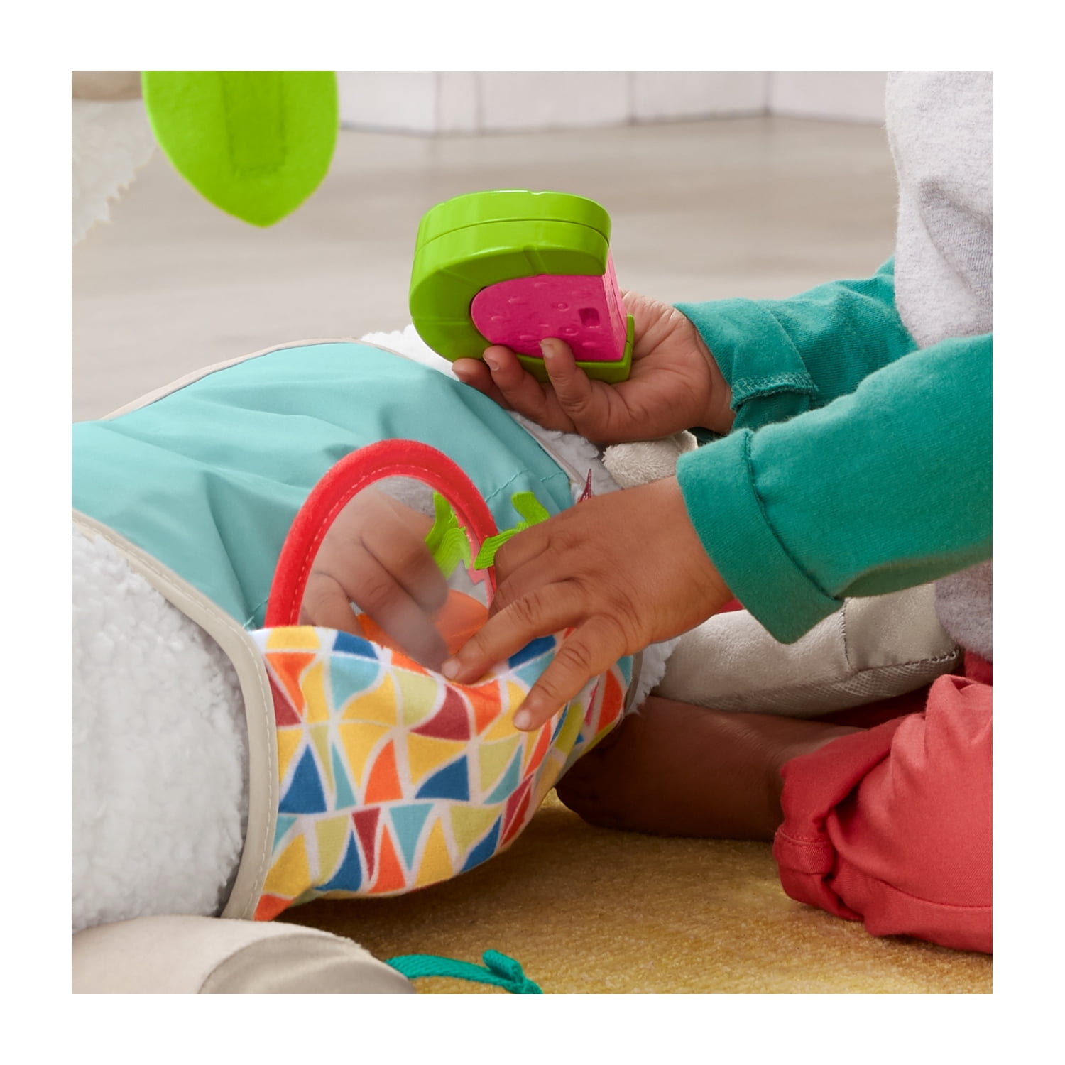 Fisher-Price Grow-with-Me Tummy Time Llama