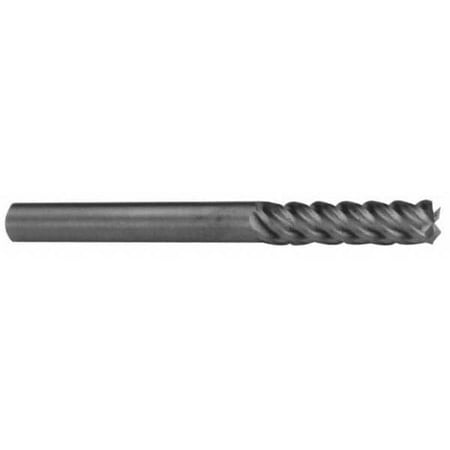 

Accupro 1/2 Diam 5 Flute Single End Solid Carbide 0.03 Corner Radius End Mill AlTiN 2-1/2 OAL 5/8 LOC 1/2 Shank Diam 45° Helix RH Cut RH Flute Centercutting