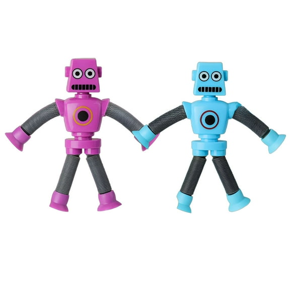 BESTSKY 2Pcs Pop Tubes,Reliable Grip Sensory Toys,Elastic Glide Stretch Fidget Autism Sensory Toys,Color Mixing