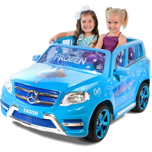 Disney Frozen Mercedes 12Volt Battery Powered RideOn Riding in