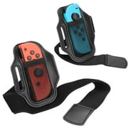 Leg Strap Fit for Nintendo Switch Sports Play Soccer, Switch Ring Fit Adventure, 2pcs Adjustable Elastic Strap for Switch OLED Joy-Cons Controller for Kids, Adults
