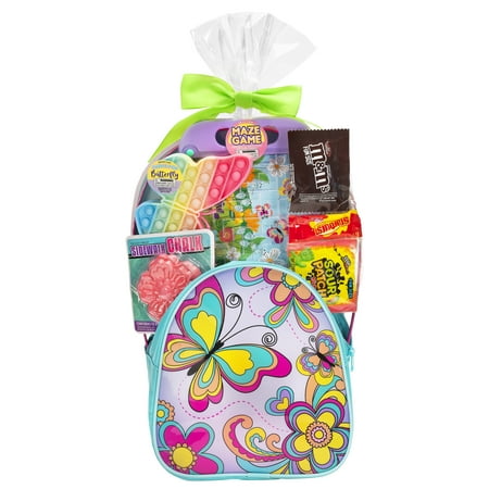 Easter Gift Basket Butterflies Backpack And Candies