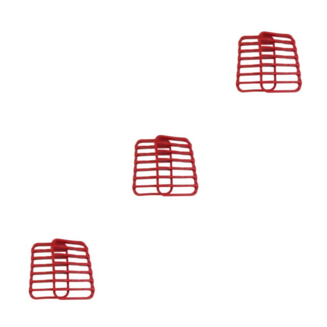 Naiovety 2 unids/set rejilla para asar duradera resistente a altas temperaturas y ecológica roja Type1 NO1