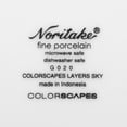 thumbnail image 7 of Noritake Colorscapes Layers Sky Set of 4 Square Dinner Plates, 7 of 7