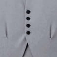 thumbnail image 6 of Stamzod Mens 2 Piece Outfits Business Casual Short Sleeve Button Shirt and Pants Suits Set formal Wedding Party Matching Set, 6 of 6