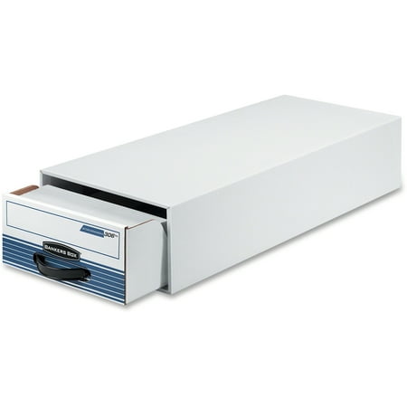 UPC: 0077511003066 | Bankers Box  FEL00306  Stor/Drawer Steel Plus Card Storage Drawer  1 Each  White Blue