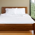 thumbnail image 6 of BedVoyage Soft Twin Sheets - Melange Luxury Bedroom Sheet Set, 3pc Softest Cooling Bedding, Viscose Derived from Bamboo and Cotton, Deep Pocket 18" - Snow, 6 of 8