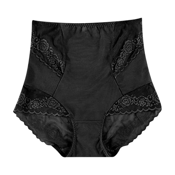 Fajas moldeadoras de cintura alta para mujer, con encaje, con estampado, de nailon, para realzar glúteos.