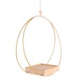 thumbnail image 2 of Monstrate Macramé bohemio de madera para plantas, colgador fácil de instalar para decoración del hogar, materiales de elección de regalo, Jardín y Patio Oro pintado, 2 of 6