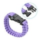 thumbnail image 4 of Pulseras de paracord de supervivencia Uxcell, pulsera trenzada de paracord, morado, 4 of 5