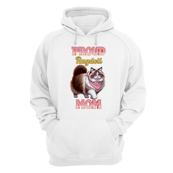 Proud Ragdoll Mom Happy Mother's Day with Love Hoodie Unisex Merch Hoodies Cat Lover Kitten Owner Gifts Idea - 02003