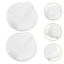 WHAMVOX 2 Pcs Washer Washing Machine Knob 4.50X4.50X3.50CM White