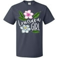 thumbnail image 3 of Inktastic Louisiana Girl Magnolia Flowers and Leaves T-Shirt, 3 of 5