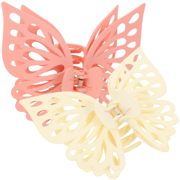 pinzas para el pelo con forma de mariposa, pasadores grandes, accesorios para el cabello para mujer.