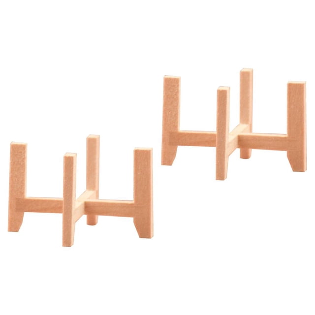 TISHITA Simulation Mini Cross Flower Stand, Pretend Play Life Scene BJD Decor Toy 2x for big