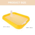 thumbnail image 2 of MERRYHAPY Toilet Para Cachorros Plástico Amarillo Con Base Antideslizante Y Rejilla Portátil, 2 of 8