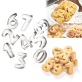 thumbnail image 2 of Miyuadkai 0-9 Digital Mold, Numbers Cookie Cutters 2 Inches 9Pcs Jelly Fondant Cutter Set Stainless Large Number Cutter for Fondant Cake Fruit Vegetables or Dough Stainless, 1 Set of 9* Molds, 2 of 9