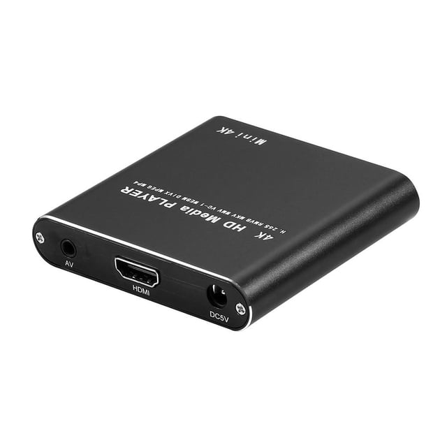 TQEHS Reproductor de medios digitales 1080P Reproductor de audio y video MP4 MKV FLAC RMVB USB ым |ж { Z5H6