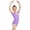 Purple, variant on HAOTAGS Toddler Gymnastics Leotards Size 7,Soft Elastic Waist Ballet Dance Short Sleeve Gymnastics Green