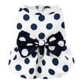 thumbnail image 2 of 2Pack Dog Harness Dress Retro Bow Dresses For Small Dogs Cats Fashion Polka Dot Puppy Pleated Skirt Soft Lightweight Doggy Button Up Chihuahua Clothes D Ring Bl Pet Clothes Gift For Pet M, 2 of 6