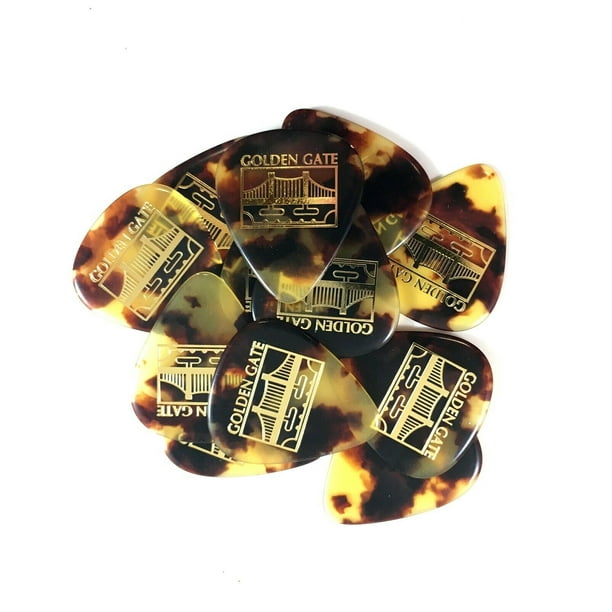 Golden Gate Guitar Picks 12 Pack Guitar Picks 351 Style Flat Picks